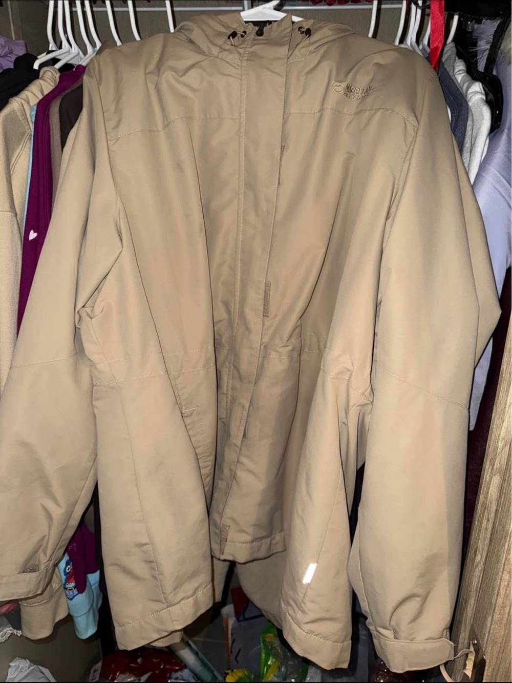 Plus size Magellan rain jacket